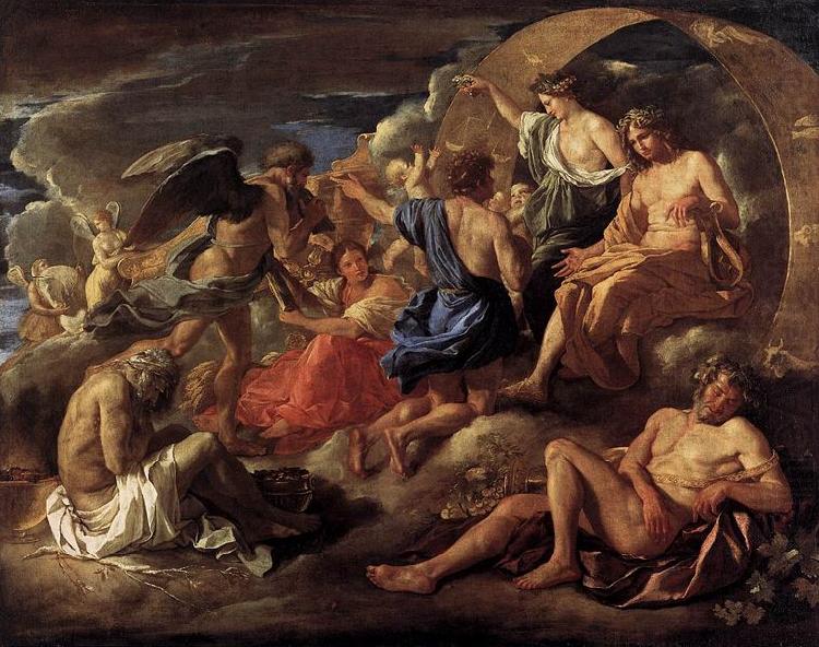 Helios and Phaeton with Saturn and the Four Seasons, Nicolas Poussin